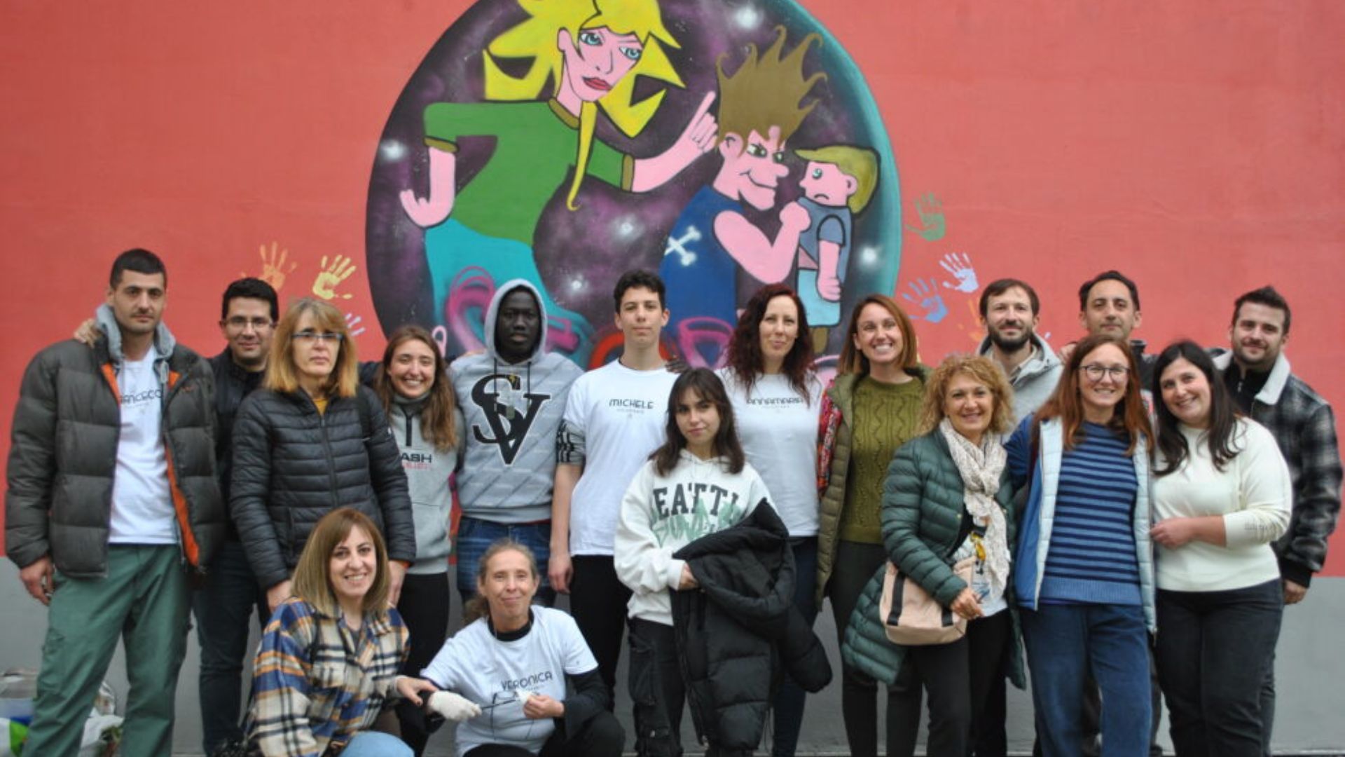 murales a brembio contro il bullismo associazione il magnete tavazzano