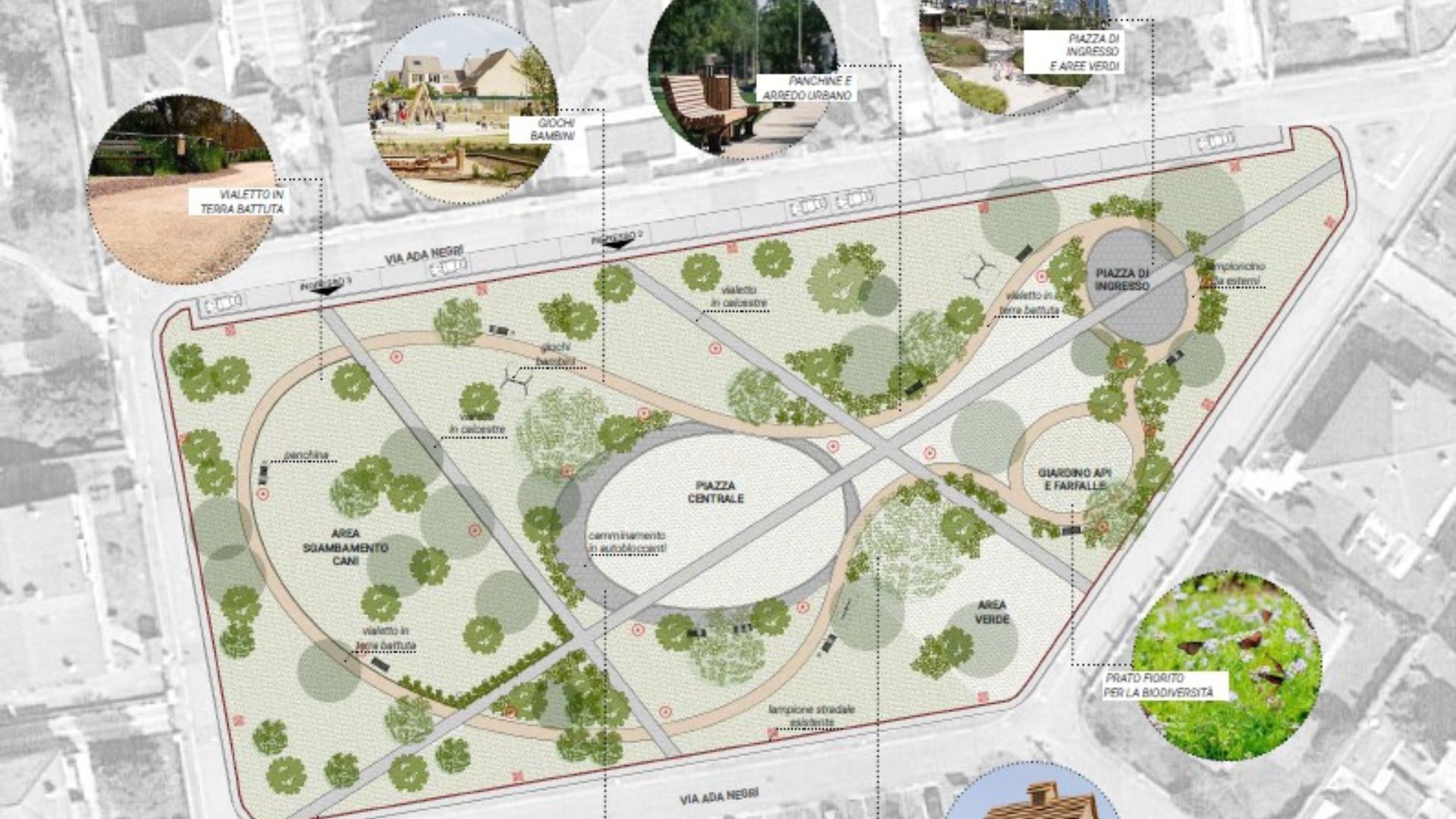 parco via ada negri rigenerazione urbana brembio